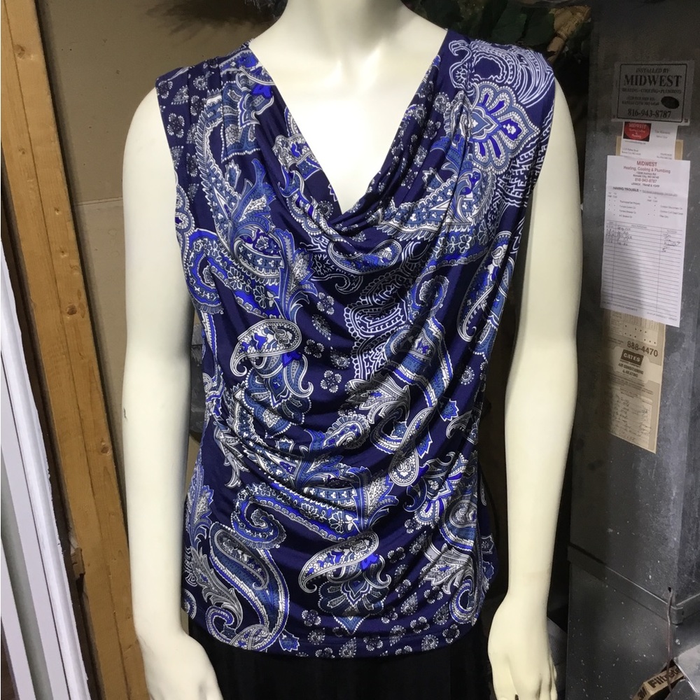 Jennie & Martis Blue & White Top